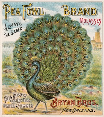 Pea Fowl brand molasses (1891) | Free Photo - rawpixel