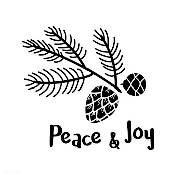 Peace &amp; Joy greeting badge vector | Free stock vector - 495469
