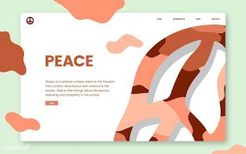 Peace and freedom informational website graph.. | Free stock vector - 458421
