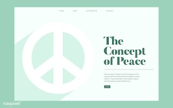 Peace and freedom informational website graph.. | Free stock vector - 458440