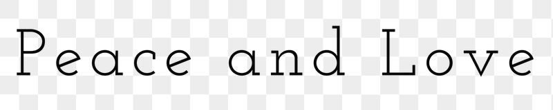 Peace and love word png, | Free PNG - rawpixel