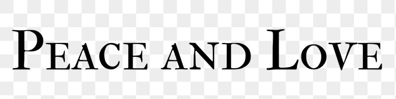 Peace and love word png, | Free PNG - rawpixel