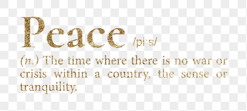 Peace png dictionary word sticker, | Free PNG - rawpixel