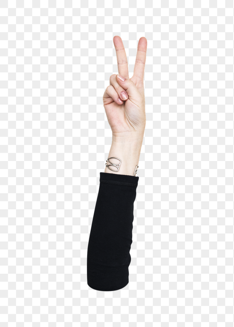 Peace png hand sign, transparent | Free PNG - rawpixel