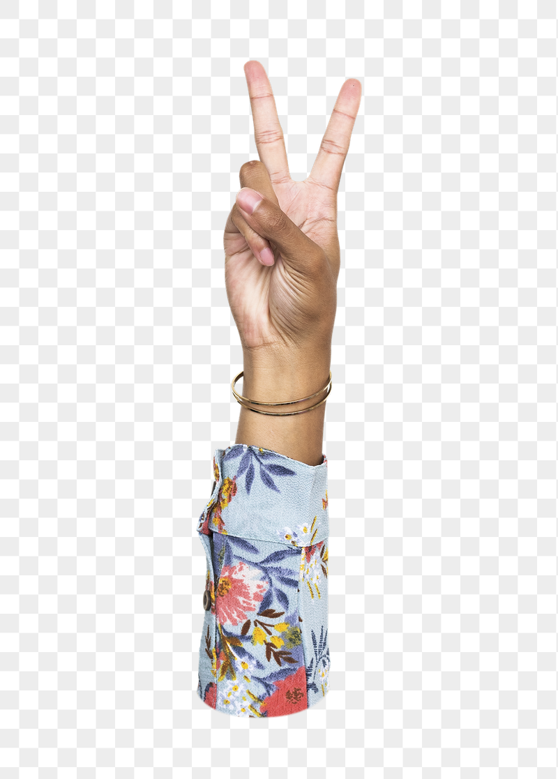 Peace png hand sign, transparent | Free PNG - rawpixel