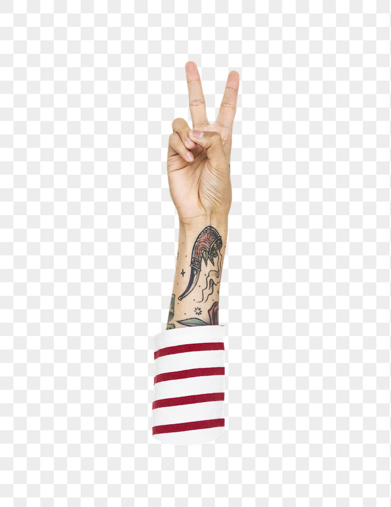 Peace png hand sign, transparent | Free PNG - rawpixel