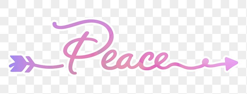 Peace png word calligraphy, aesthetic | Free PNG - rawpixel