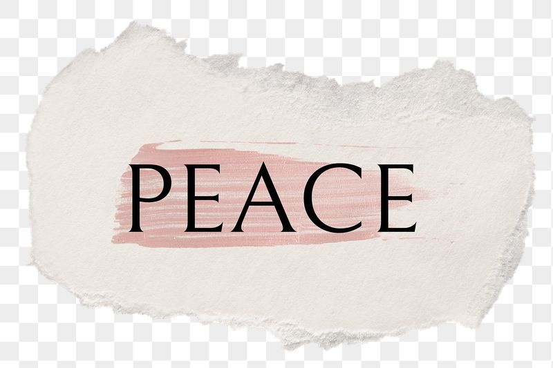 Peace png word sticker typography, | Free PNG - rawpixel