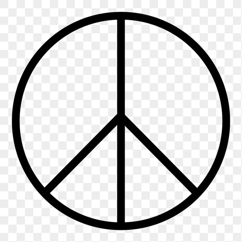 Peace symbol png icon sticker, | Free Icons - rawpixel