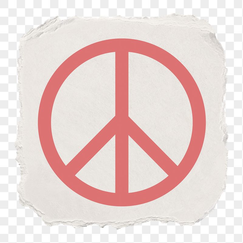 Peace symbol png icon sticker, | Free PNG - rawpixel