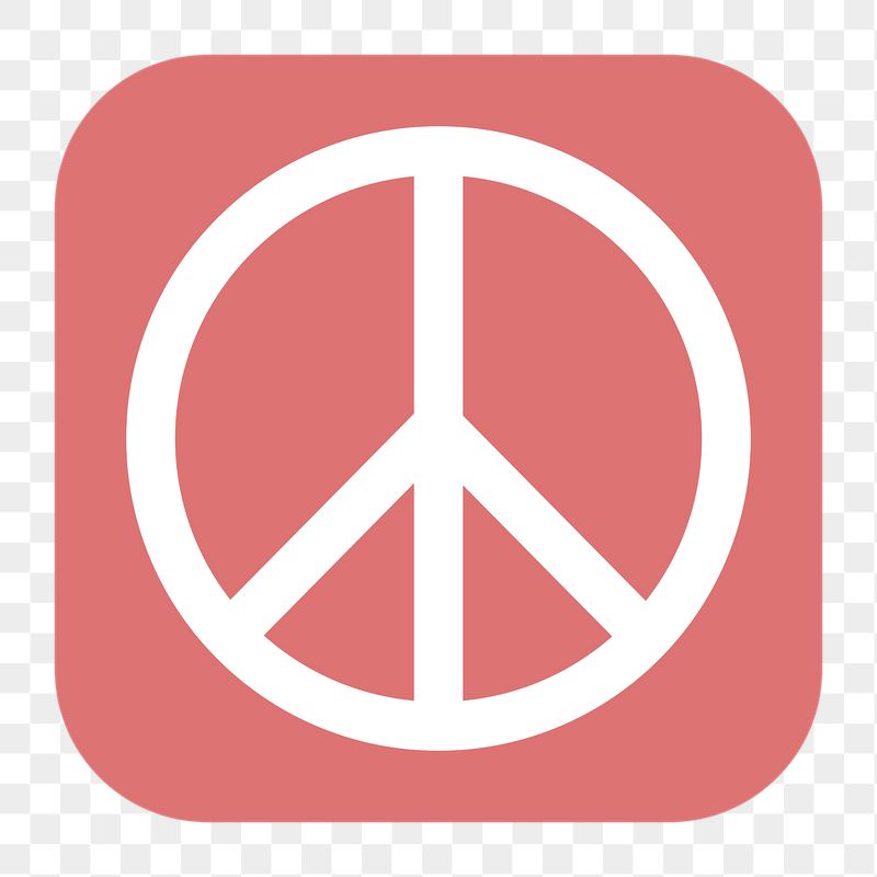 Peace symbol png sticker, flat | Free Icons - rawpixel