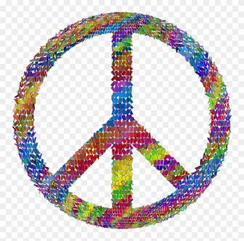 Peace Symbols Hippie Sign Computer Icons - Peace Sign In Words