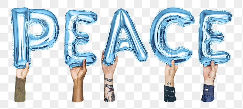 Peace word png, hands holding | Free PNG - rawpixel