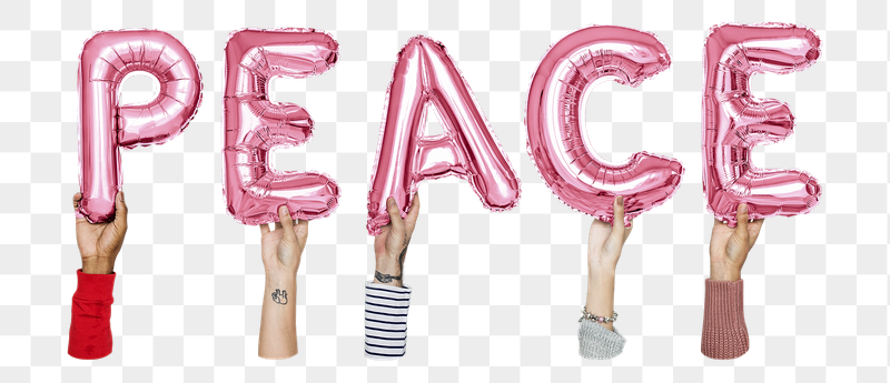 Peace word png, hands holding | Free PNG - rawpixel