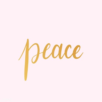 Peace word typography style vector | Free stock vector - 517857