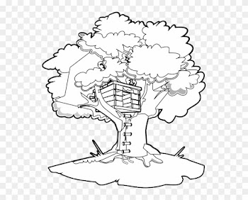 Peaceful Design Ideas Treehouse Coloring Pages Magic - Magic Tree House Treehouse