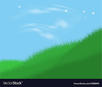 Peaceful landscape vector image