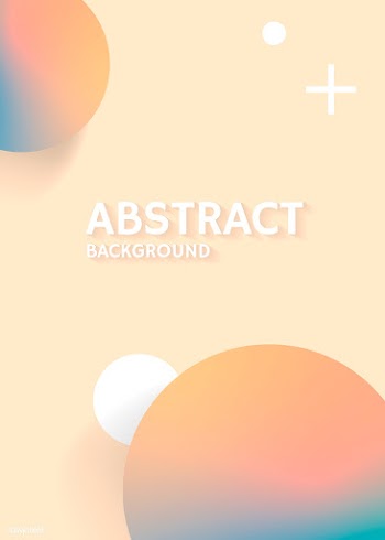 Peach bubble patterned background | Free stock vector - 594869