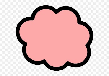 Peach Cloud Clip Art At Vector Clip Art - Cute Pink Cloud Png