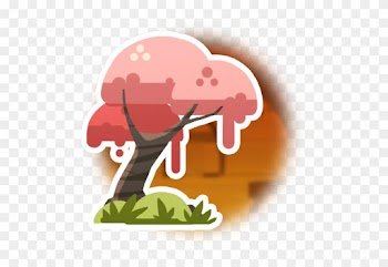 Peach Cloud Tree - Cloud Tree
