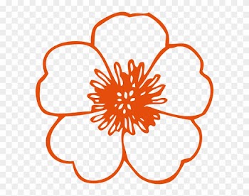 Peach Flower Clipart - Flower Clip Art Free