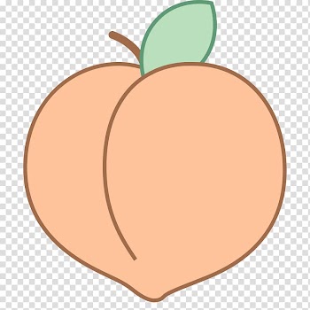 Peach fruit animated illustration, Peach Food Emoji Computer Icons , peach transparent background PNG clipart
