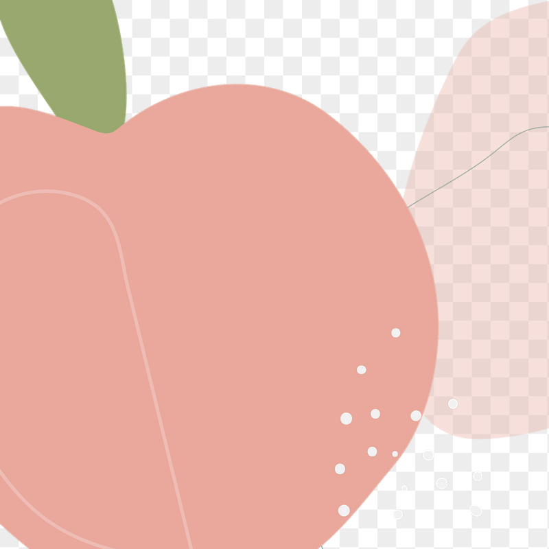 Peach memphis png overlay, transparent | Free PNG - rawpixel
