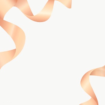 Peach swirly abstract line design element | Free  transparent png - 2282750