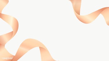 Peach swirly abstract line design element | Free  transparent png - 2282759