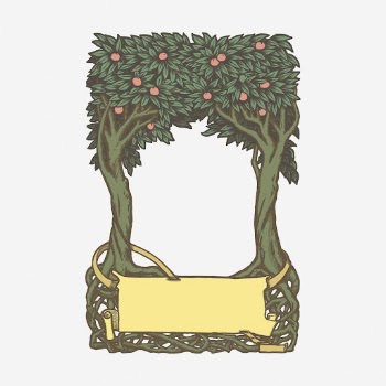 Peach tree frame, botanical illustration. | Free Photo - rawpixel