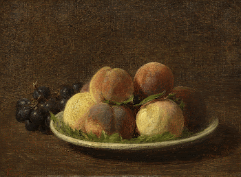 Peaches and Grapes (1894) painting | Free Photo - rawpixel