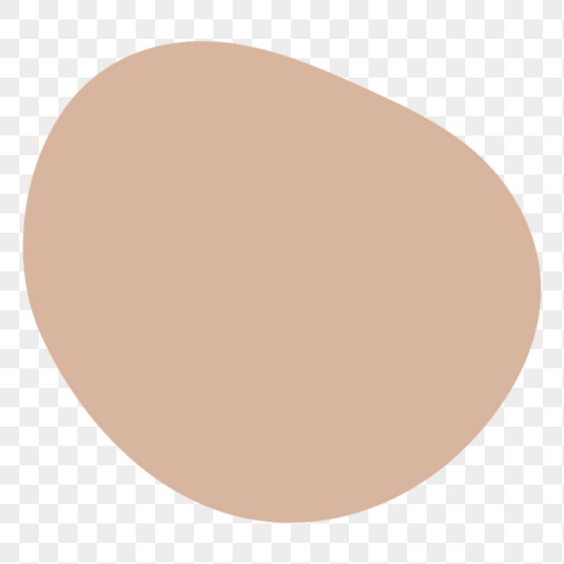 Peachy abstract png shape sticker, | Free PNG - rawpixel