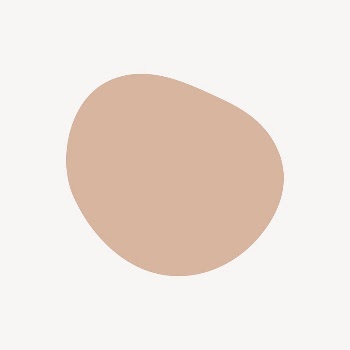 Peachy abstract shape sticker, aesthetic | Free Vector - rawpixel