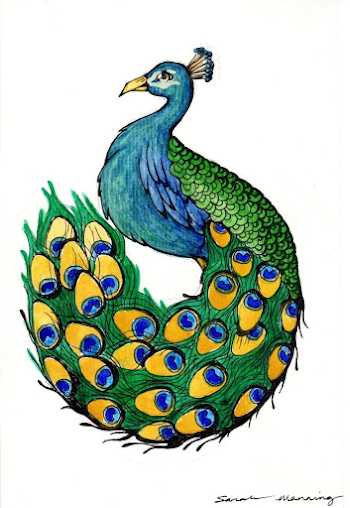 Peacock Painting