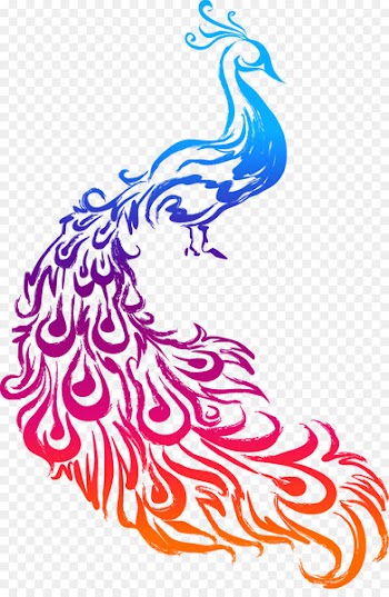 Peafowl Logo Feather Clip art - Peacock Silhouette 