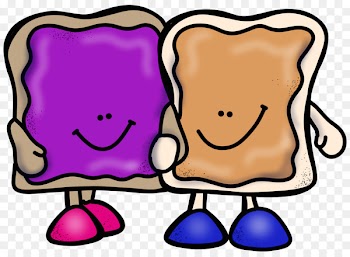 Peanut butter and jelly sandwich Jam - sandiwch transparency and translucency 