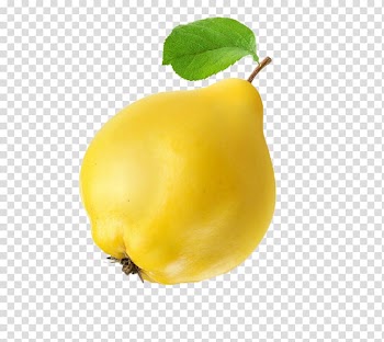 Pear fruit , Quince fruit Flowering quince , Free HD buckle yellow pear transparent background PNG clipart