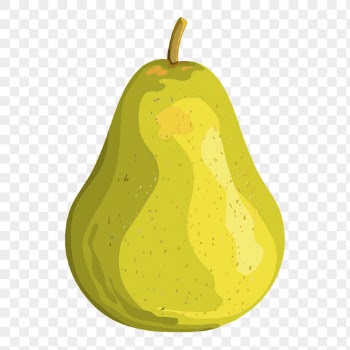 Pear png sticker, fruit illustration | Free PNG - rawpixel