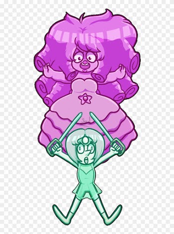 Pearl And Rose We Are The Crystal Gems By Sonica Michi - Crystal Gems Pearl And Rose