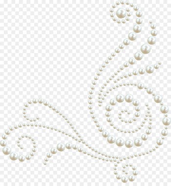 Pearl Flower Necklace Pattern - pearls 