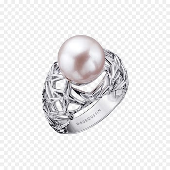 Pearl Ring Diamond Jewellery Solitaire - ring 