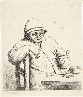 Peasant, seated at a table | Free Photo - rawpixel