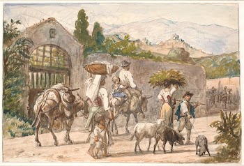 Peasants on their way to Rome | Free Photo - rawpixel