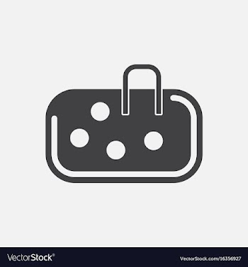 Pebble bag vector image