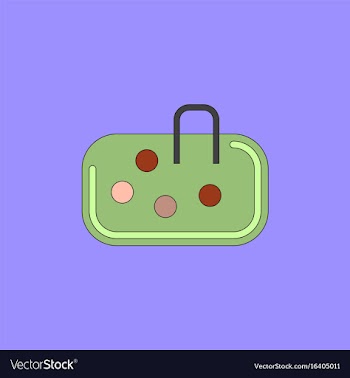 Pebble bag vector image