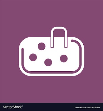 Pebble bag vector image
