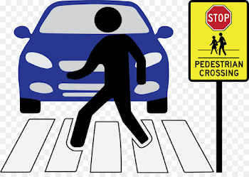 Pedestrian crossing Car Bank Zebra crossing - pedestrian png ...