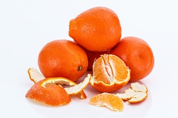 Peeled Orange Fruits