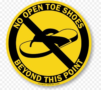 Peep-toe shoe Footwear Sandal - skid sign 