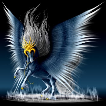 Pegasus Horse Unicorn Caballo alado Ice - pegasus 
